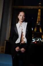 LILY CHEE at Balmain Spring/summer 2024 Fashion Show in Paris 09/27/2023