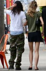 LILY-ROSE DEPP and and 070 SHAKE at a Local Coffee Shop in West Hollywood 09/04/2023