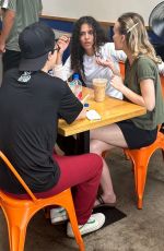 LILY-ROSE DEPP and and 070 SHAKE at a Local Coffee Shop in West Hollywood 09/04/2023