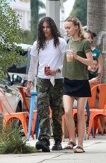 LILY-ROSE DEPP and and 070 SHAKE at a Local Coffee Shop in West Hollywood 09/04/2023