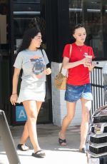LILY-ROSE DEPP Out for Coffee After Lunch with a Friend in Los Angeles 09/26/2023
