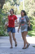 LILY-ROSE DEPP Out for Coffee After Lunch with a Friend in Los Angeles 09/26/2023