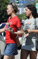 LILY-ROSE DEPP Out for Coffee After Lunch with a Friend in Los Angeles 09/26/2023
