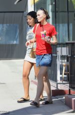 LILY-ROSE DEPP Out for Coffee After Lunch with a Friend in Los Angeles 09/26/2023