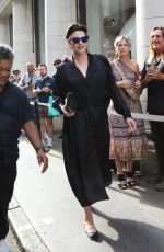 LINDA EVANGELISTA Arrives to Her Book Signing on Dover Street in London 09/16/2023