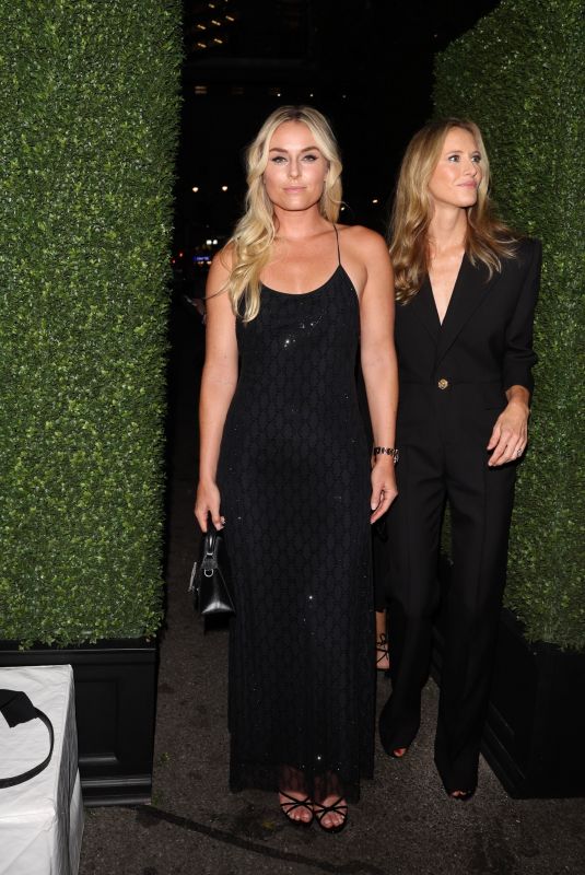 LINDSEY VONN Arrives at Kering Foundation’s 15th-anniversary Celebration and 2nd Caring for Women Dinner in New York 09/12/2023