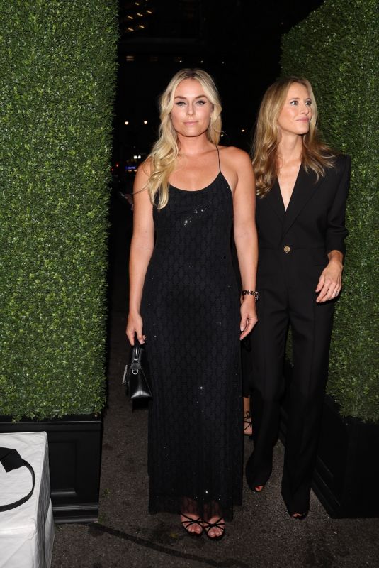LINDSEY VONN Arrives at Kering Foundation