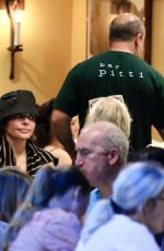 LISA RINNA and DELILAH HAMLIN  Out for Dinner with Henry Eikenberry at Bar Pitti in New York 09/10/2023