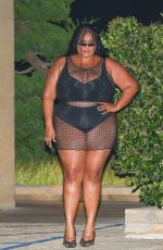 LIZZO Leaves Nobu in Malibu 09/03/2023
