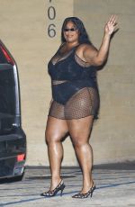 LIZZO Leaves Nobu in Malibu 09/03/2023