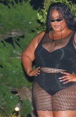 LIZZO Leaves Nobu in Malibu 09/03/2023