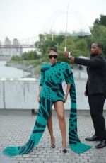 LORI HARVEY at Prabal Gurung Fashion Show at NYFW in New York 09/08/2023