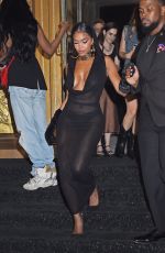 LORI HARVEY Leaves PrettyLittleThing Event at Cipriani in New York 09/05/2023