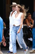 LOUISE KUGELBERG Out Shopping in New York 08/30/2023
