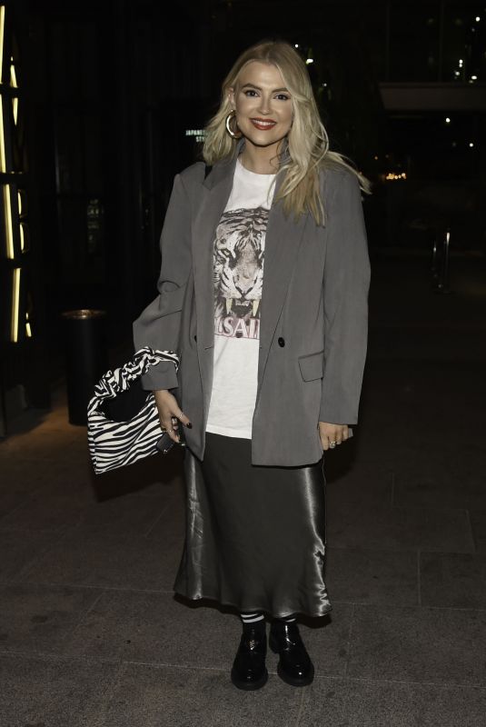 LUCY FALLON Night Out at Sakku Samba in Manchester 09/14/2023