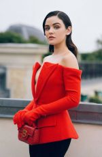 LUCY HALE at a Photoshoot in Paris, September 2023