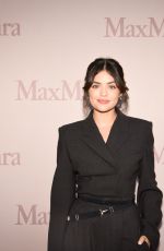 LUCY HALE at Max Mara Soho Pop-up Boutique Opening Party in New York 09/12/2023