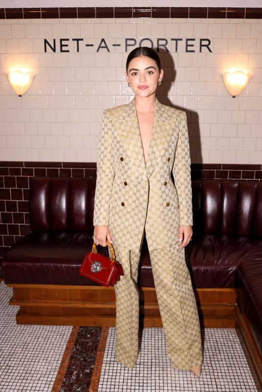 LUCY HALE at Net-a-porter Celebrates New York Fashion Week 09/10/2023