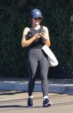 LUCY HALE Heading for Workout in Los Angeles 09/03/2023