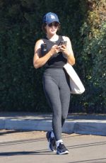 LUCY HALE Heading for Workout in Los Angeles 09/03/2023