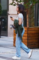 LUCY HALE in Denim Out and About in New York 09/21/2023