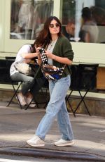 LUCY HALE in Denim Out and About in New York 09/21/2023