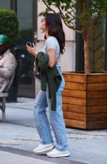 LUCY HALE in Denim Out and About in New York 09/21/2023