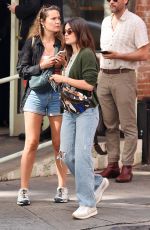 LUCY HALE in Denim Out and About in New York 09/21/2023