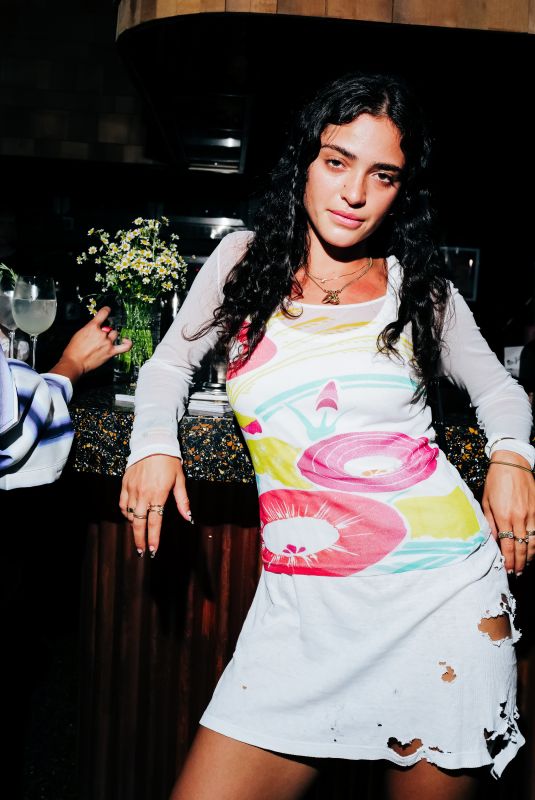 LUNA BLAISE at Highsnobiety September Issue Party with The Botanist in New York 09/08/2023