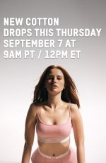 MADELAINE PETSCH for Skims Cotton, September 2023
