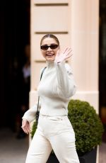MADELYN CLINE Leaves Her Hotel in Paris 09/28/2023
