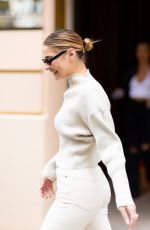MADELYN CLINE Leaves Her Hotel in Paris 09/28/2023