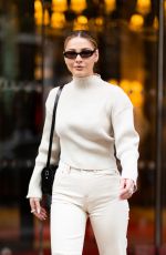 MADELYN CLINE Leaves Her Hotel in Paris 09/28/2023