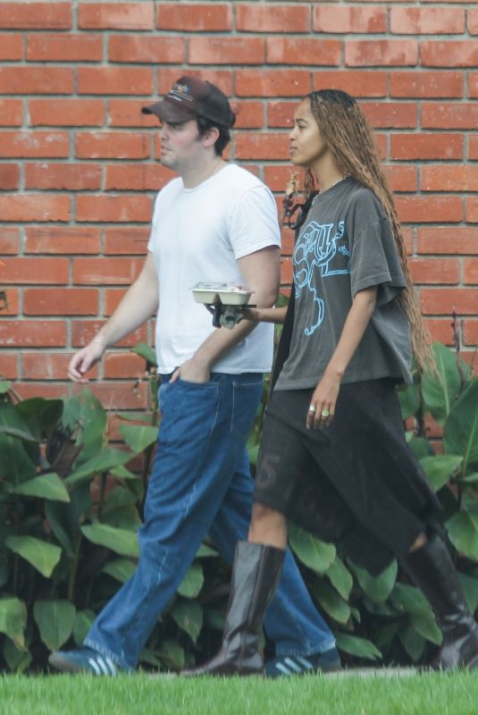 MALIA OBAMA Out at Erwhon Market with a Friend in Los Angeles 09/22/2023