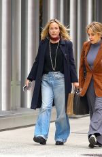 MARIA BELLO Enjoys a Cigarette After Shopping with Her Friend in New York 09/27/2023