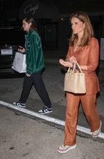 MARIA SHRIVER and CHRISTINA SCHWARZENEGGER Out for Dinner at Craig