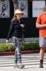 MARIA SHRIVER Out with Her Son Christopher on His Birthday in Los Angeles 09/27/2023