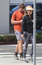 MARIA SHRIVER Out with Her Son Christopher on His Birthday in Los Angeles 09/27/2023