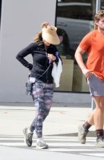 MARIA SHRIVER Out with Her Son Christopher on His Birthday in Los Angeles 09/27/2023