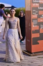 MAUDE APATOW Arrives at Armani Cocktail Party in Venice 09/01/2023
