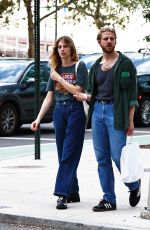 MAYA HAWKE and Christian Lee Hutson Out in New York 09/13/2023