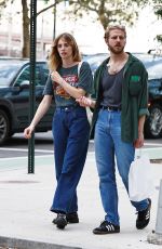 MAYA HAWKE and Christian Lee Hutson Out in New York 09/13/2023