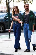 MAYA HAWKE and Christian Lee Hutson Out in New York 09/13/2023
