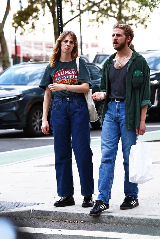 MAYA HAWKE and Christian Lee Hutson Out in New York 09/13/2023