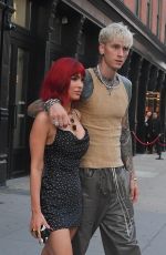 MEGAN FOX and Machine Gun Kelly at a Labor Day Party in New York 09/04/2023