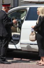 MELANIE MARTIN Out Driving Her Bentley Bentayga SUV in Los Angeles 09/13/2023