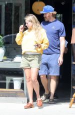 MEREDITH HAGNER and Wyatt Russell Out in Santa Monica 09/25/2023