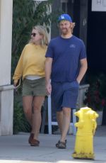 MEREDITH HAGNER and Wyatt Russell Out in Santa Monica 09/25/2023