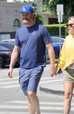 MEREDITH HAGNER and Wyatt Russell Out in Santa Monica 09/25/2023