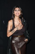 MIAKHALIFA at Saint Laurent Womenswear Spring/summer 2024 Show in Paris 09/26/2023